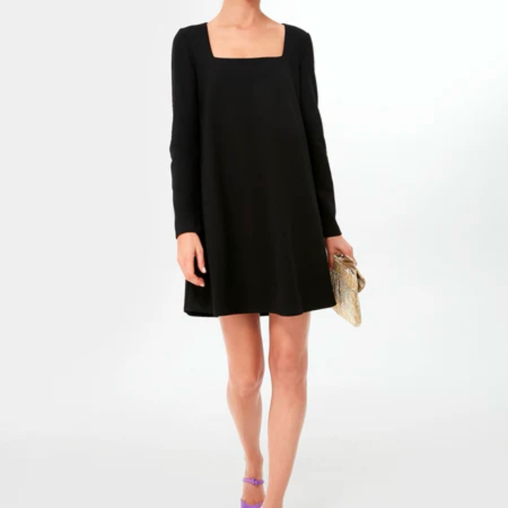 Tuckernuck Black A-line Long Sleeve Dress. NWTS